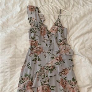 Wayf Floral Tiered Dress